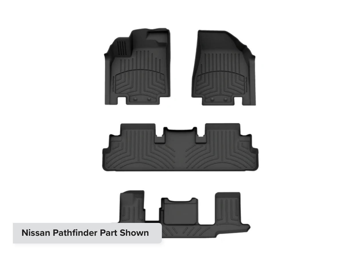 ALFOMBRA WEATHERTECH NISSAN PATHFINDER ASIENTOS CAPITAN